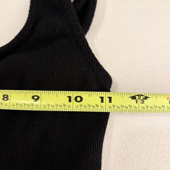 Petal & Pup One Piece Women's 2 Black Tie Sleeveless Tie Ribbed Solid - Picture 9 of 9